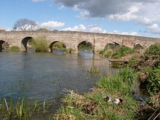 The Bridge over the River Avon in Bidford-on-Avon