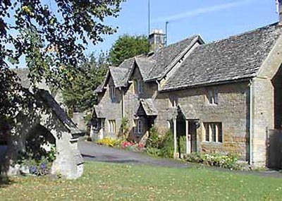 Typical local cottages near Chipping Campden