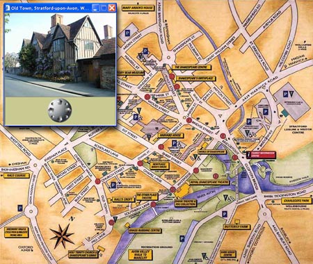 Stratford Upon Avon For Accommodation Touring Dining Walking