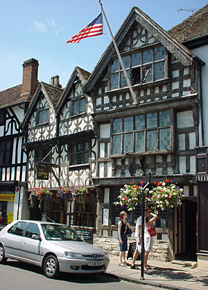 Harvard House in Stratford-upon-Avon: the home of John Harvard, founder of Harvard University